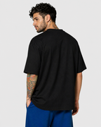 Gym Reaper Oversized Black Graphic T-Shirt for Men | Streetwear Gym Edition