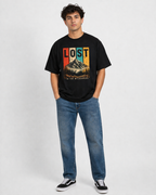 “Lost in the Wilderness Oversized T-Shirt – Vintage Mountain Graphic Streetwear”